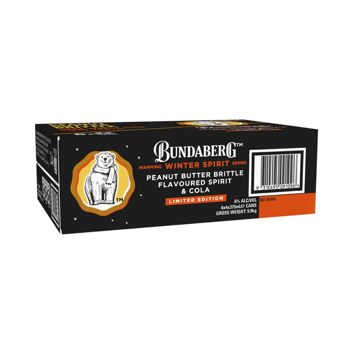 Bundaberg Winter Series Peanut Butter Brittle & Cola 6% Cans 375ml Booze House