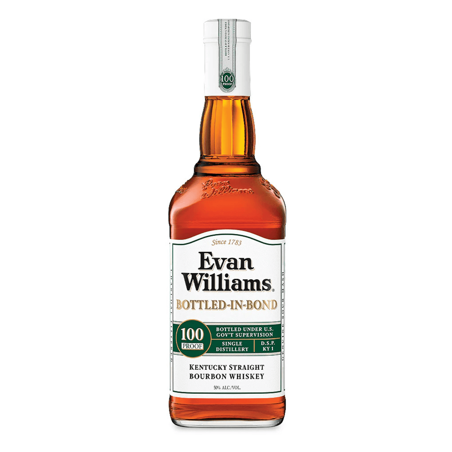 Evan Williams Bottled In Bond 100 Proof Kentucky Straight Bourbon Whiskey 700mL