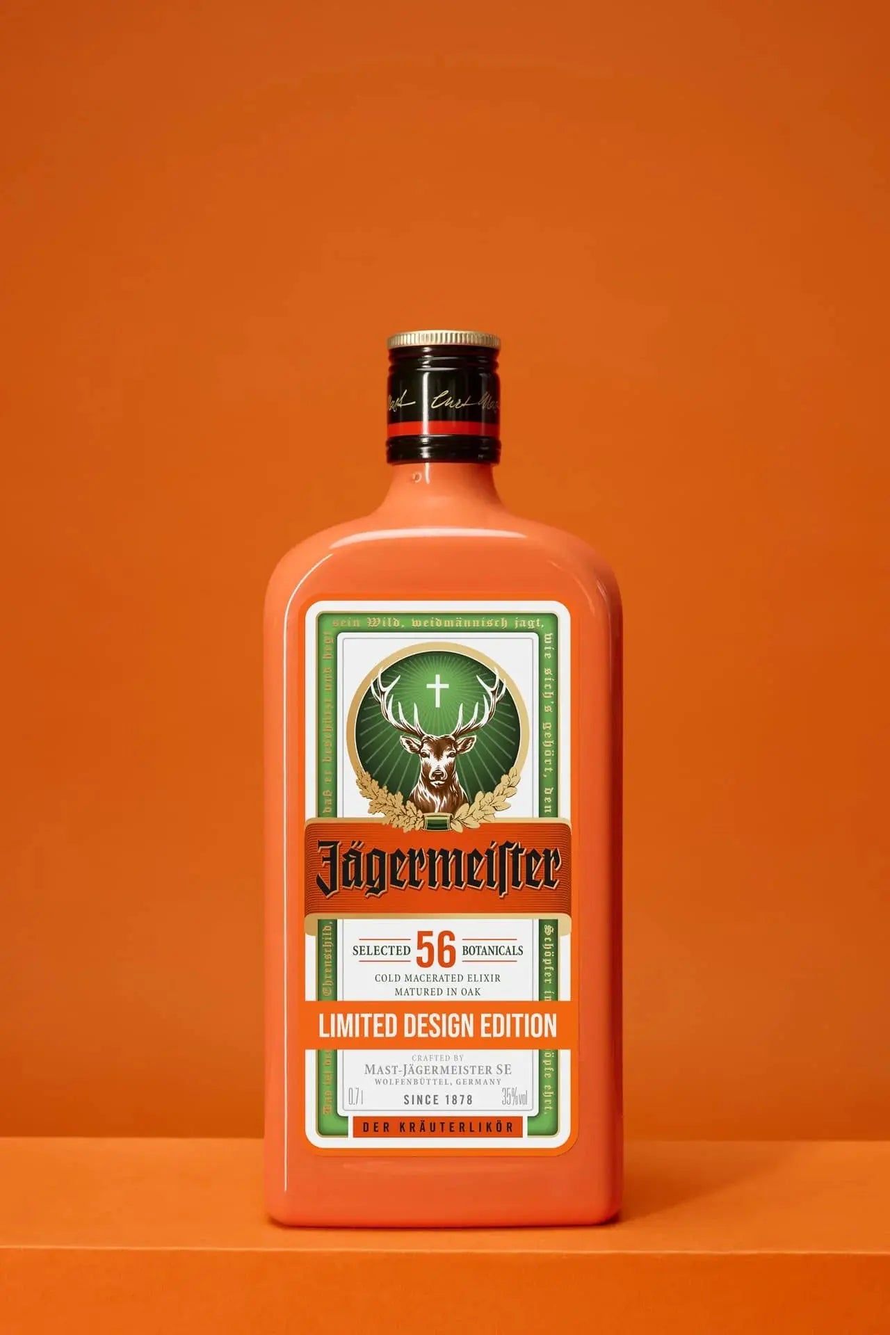 Jagermeister Pantone Culture Limited Edition Orange Herbal Liqueur 700ml Booze House