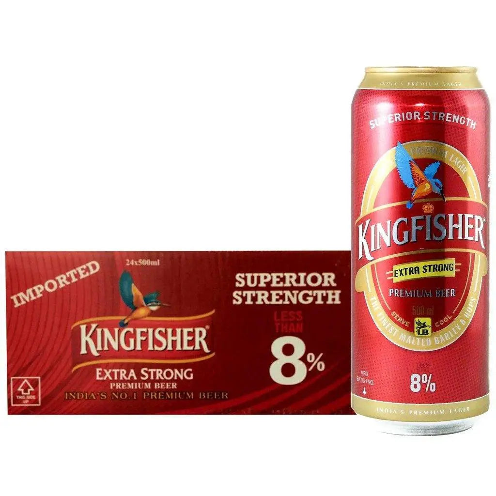 Kingfisher Premium Strong 8% Indian Beer 500ml Sale price Booze House