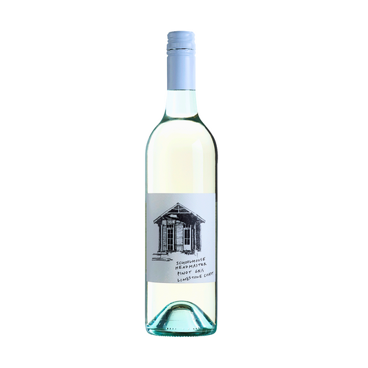 Schoolhouse Headmaster Pinot Gris white wine bottle