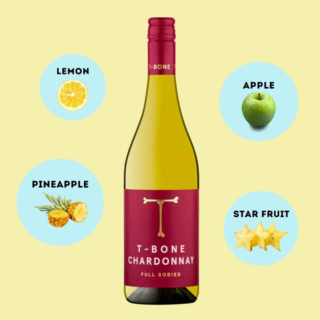 T-Bone Chardonnay 750ml White Wine