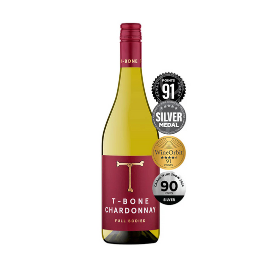 T-Bone Chardonnay 750ml White Wine Bottle