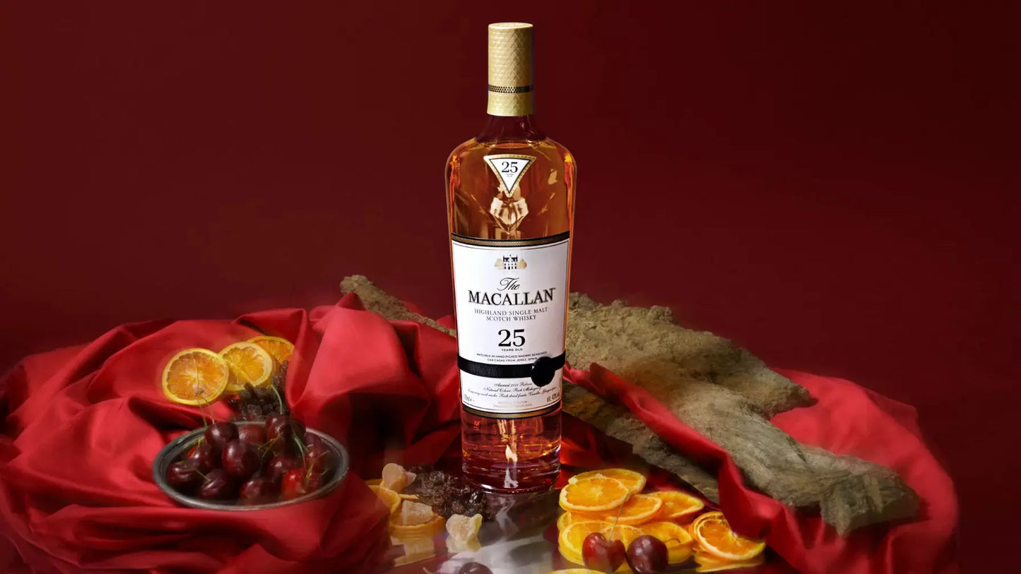 The Macallan 25 Year Old Sherry Oak Cask Single Malt Scotch Whisky 700ml Booze House