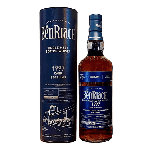 Benriach 22 Year Old 1997 Cask 2790 Scotch Whisky 700ml - Booze House