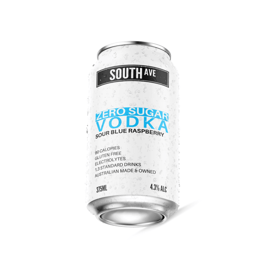 South Ave Vodka Sour Blue Raspberry Can 375mL - Booze House