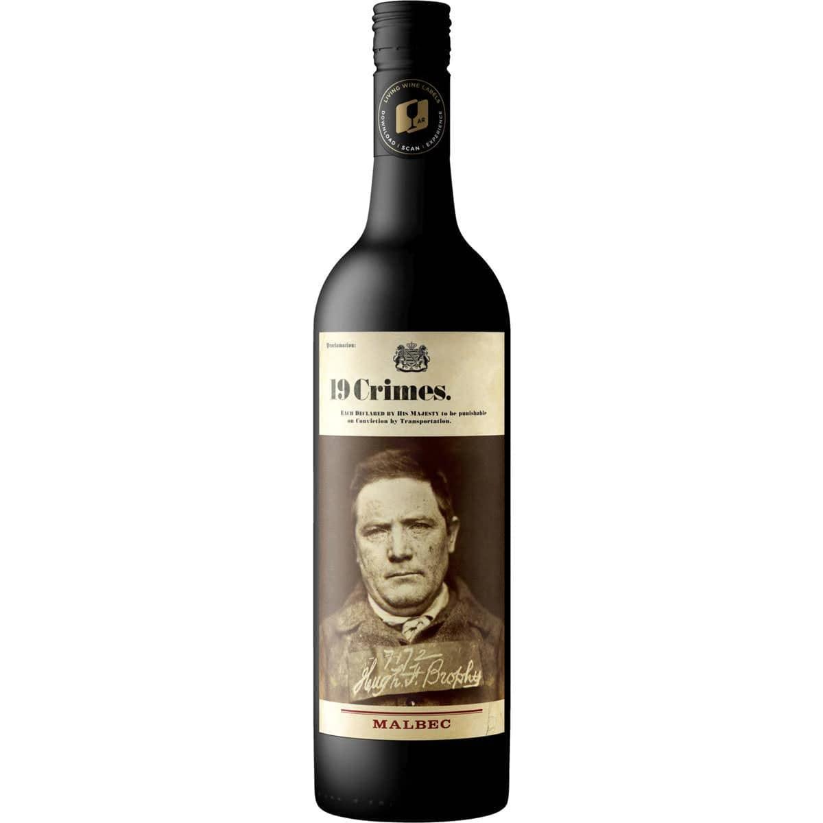 19 Crimes Malbec 750mL - Booze House