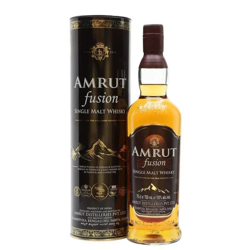 Amrut Fusion Indian Whisky 700mL - Booze House