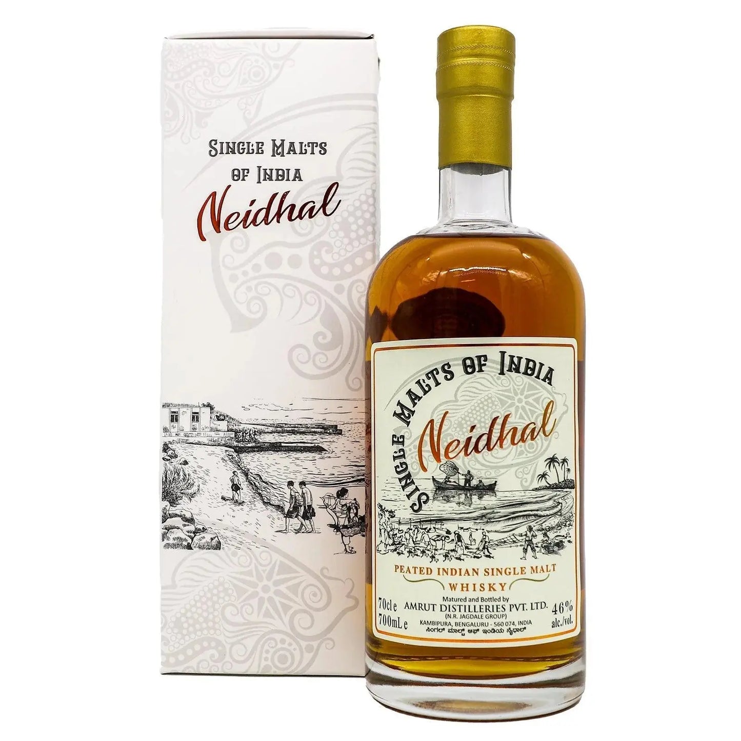 Amrut Single Malts Of India Neidhal Single Malt Indian Whisky 700ml - Booze House