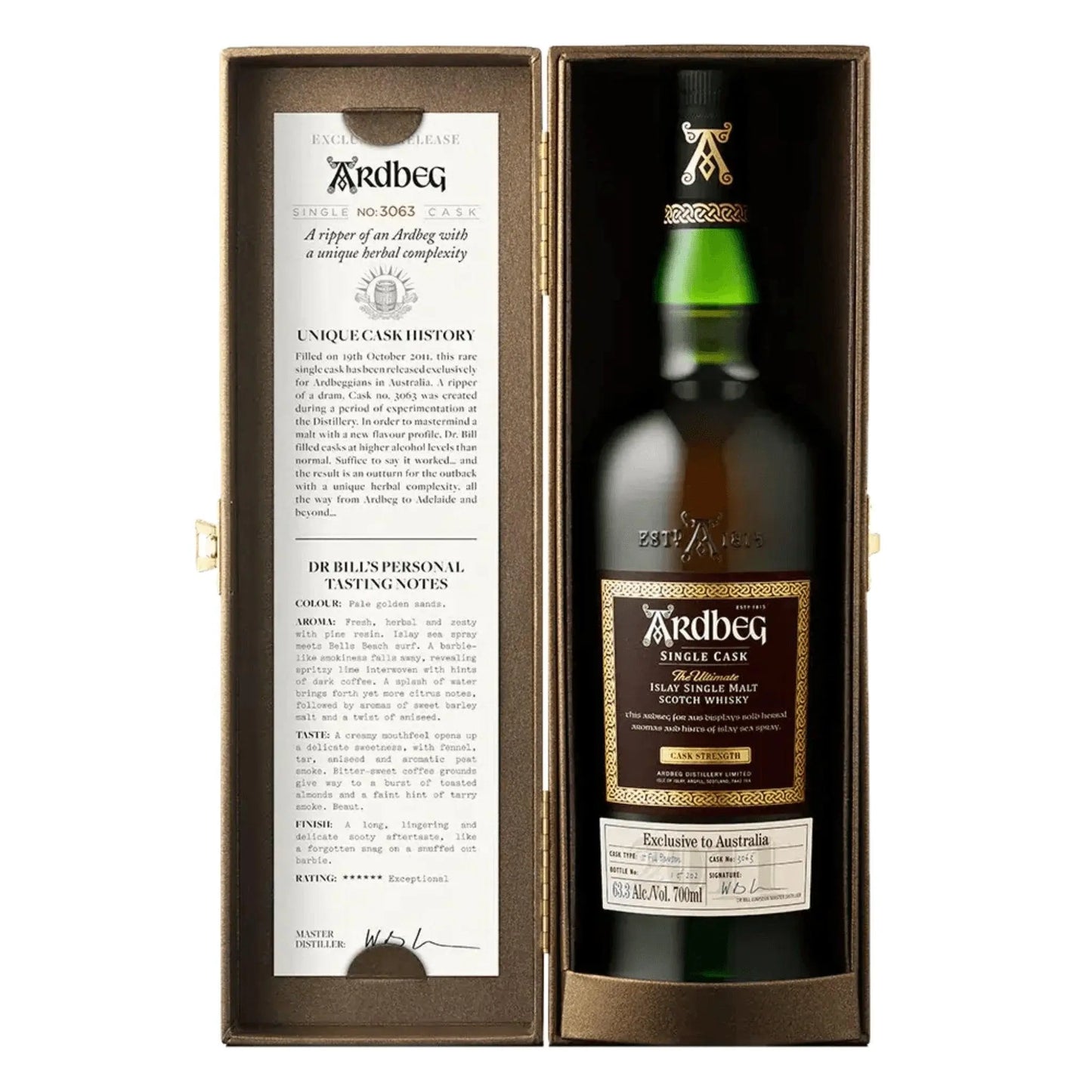 Ardbeg Limited Edition Australian Exclusive Cask 3063 700ml - Booze House