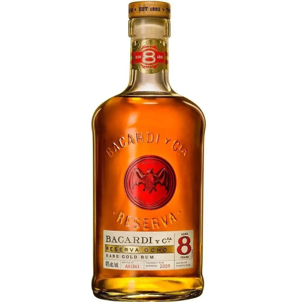 Bacardi Reserva Ocho 8 Year Old Rum 700mL - Booze House
