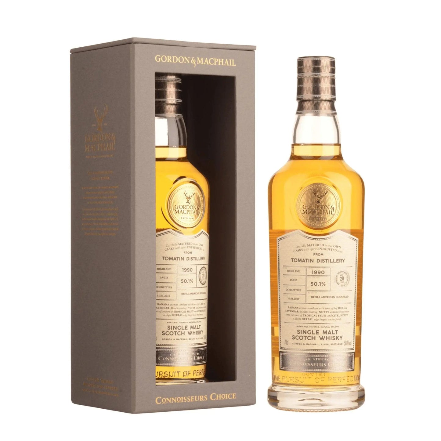 Gordon & MacPhail Connoisseurs Choice 1990 Tomatin 28yo 700mL - Booze House