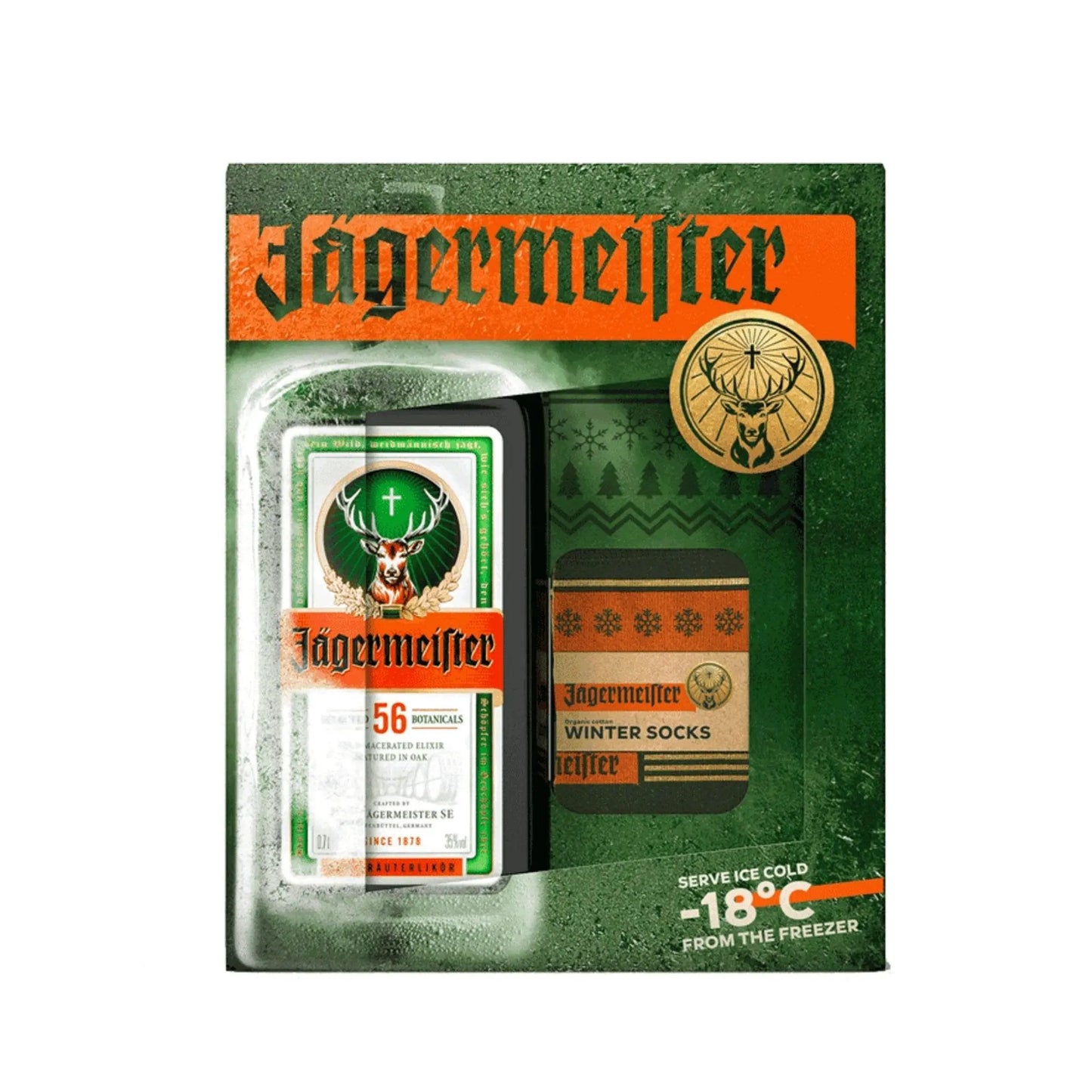 Jagermeister 700mL & Socks Gift Pack - Booze House