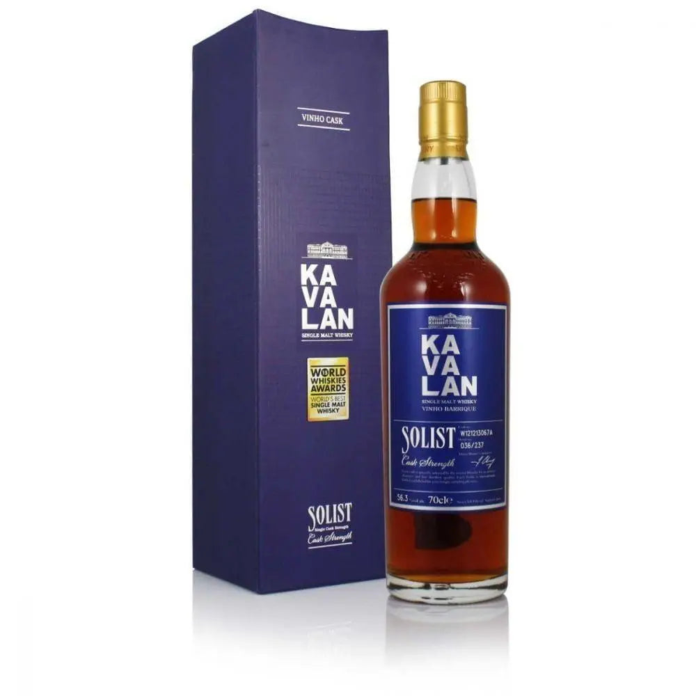 KAVALAN SOLIST VINHO BARRIQUE SINGLE MALT WHISKY 700ML - Booze House