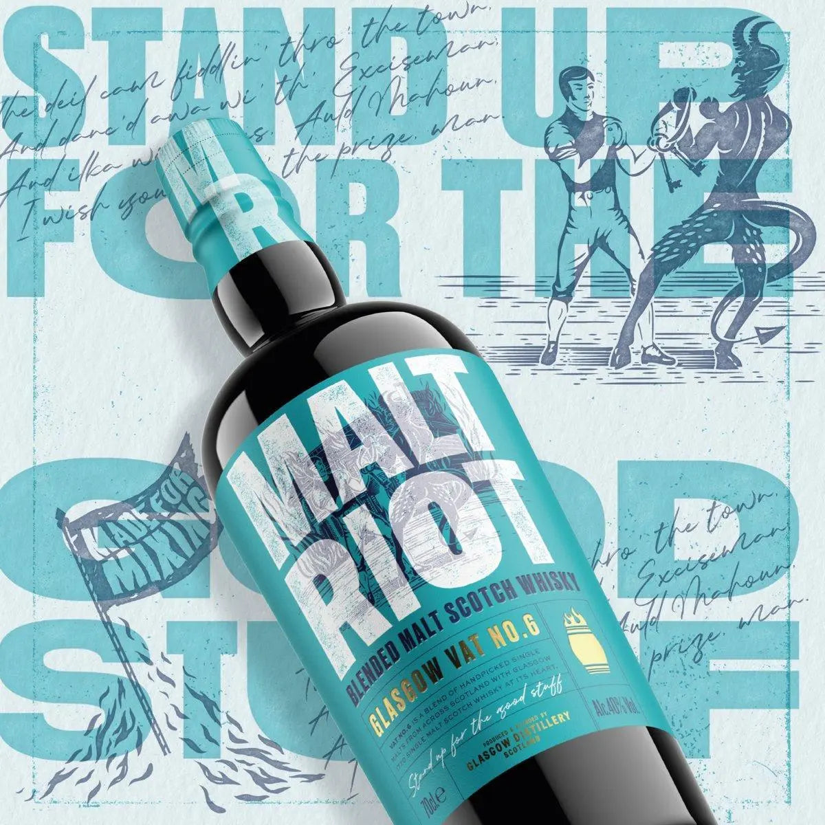 Malt Riot Blended Malt Scotch Whisky 700mL - Booze House