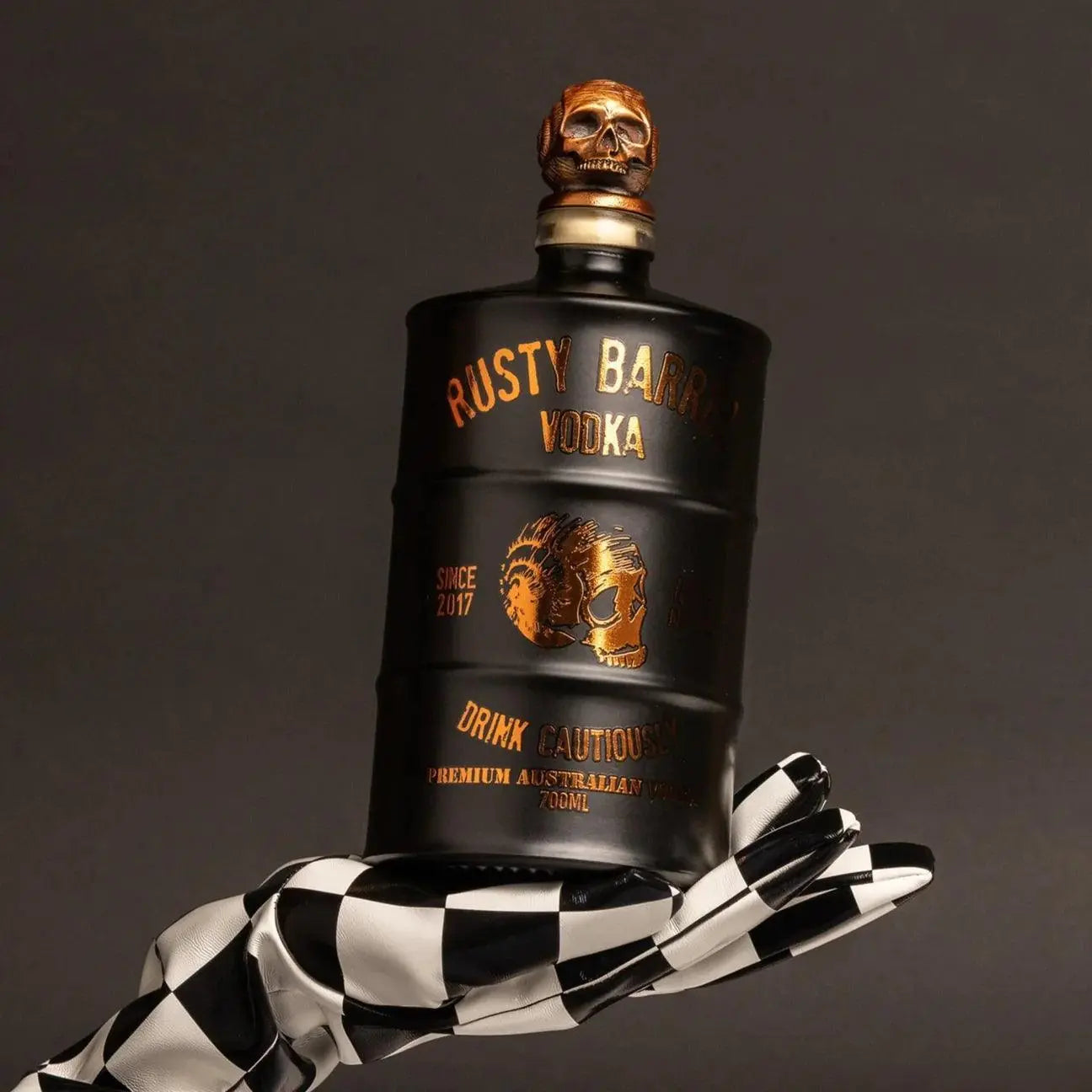Rusty Barrel Vodka Jerry Can Limited Edition Gift Pack (Black) 700ml - Booze House