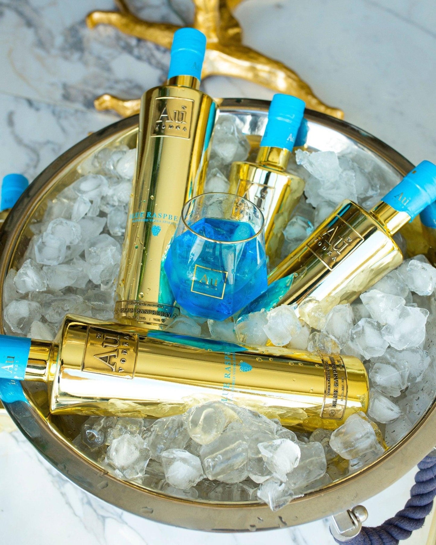 AU Vodka Blue Raspberry 700ml - Booze House