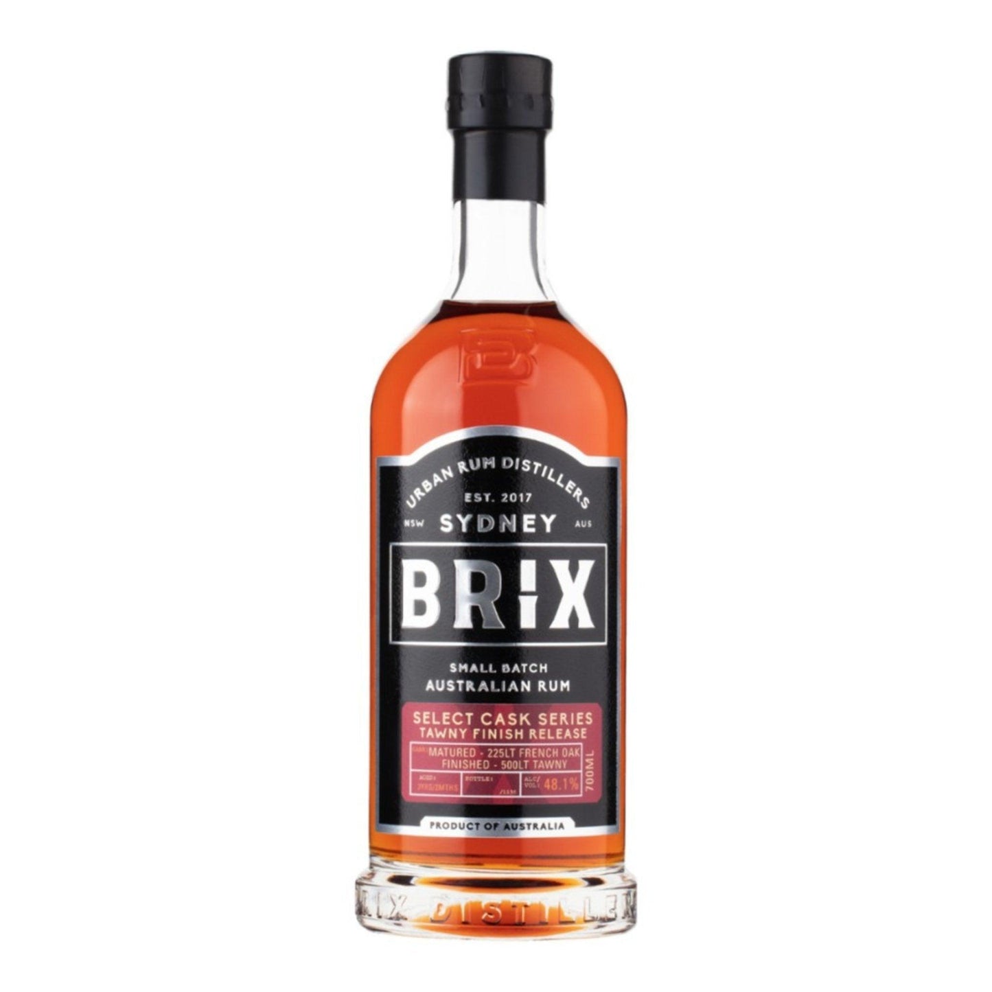 Brix Select Cask Tawny Finish Rum 700ml - Booze House