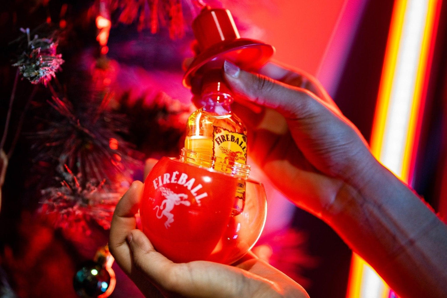 Fireball Cinnamon Whisky Ornaments 6 x 50ml - Booze House