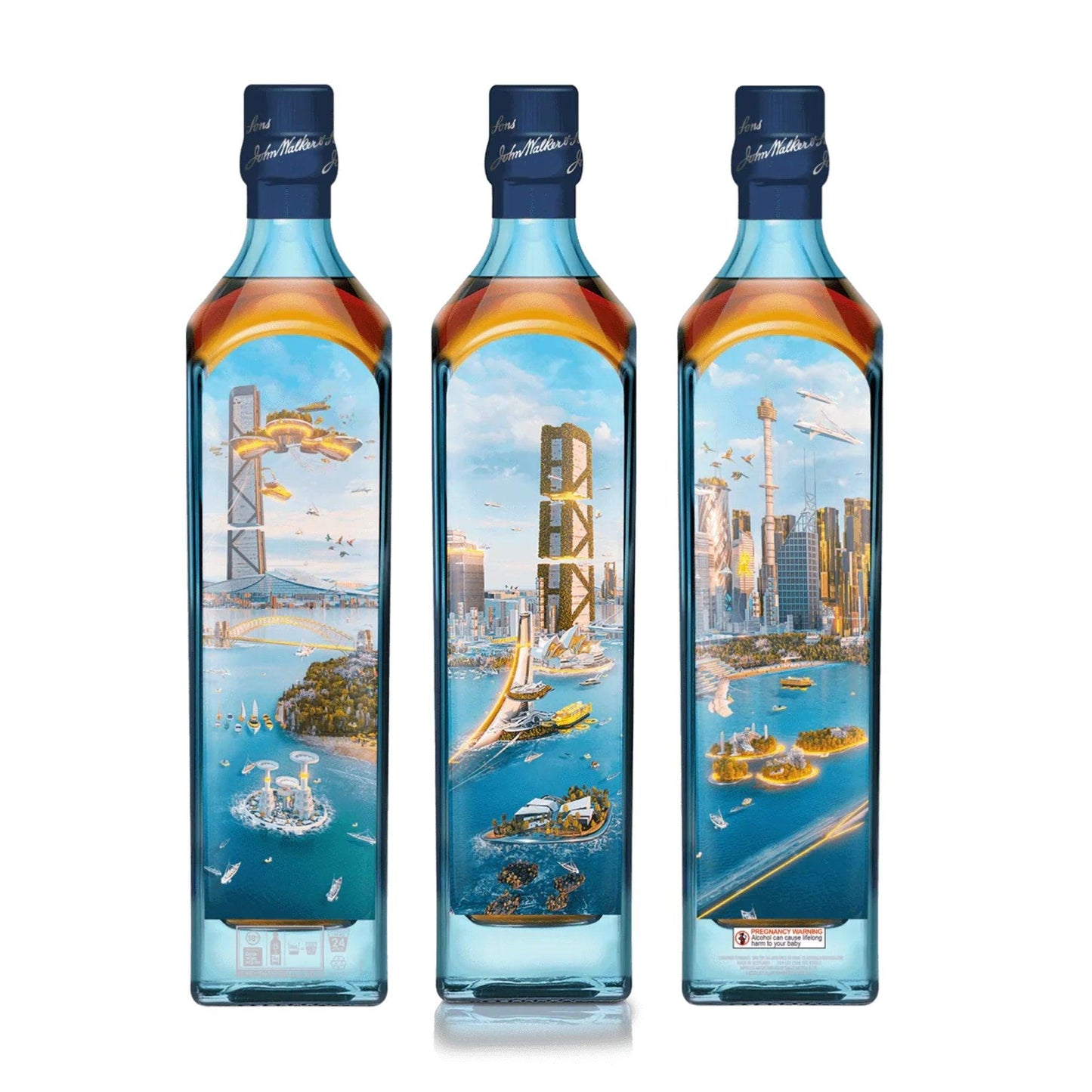 Johnnie Walker Blue Label Sydney Cities Of The Future Limited Edition Whisky 750ml - Booze House