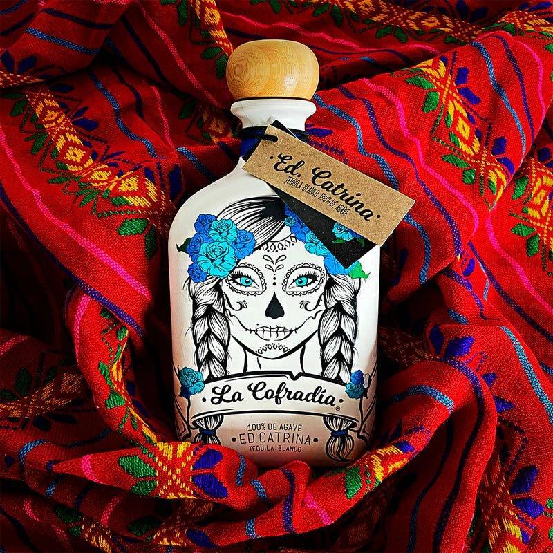 La Cofradia Catrina Blanco Tequila - Ceramic 750mL - Booze House