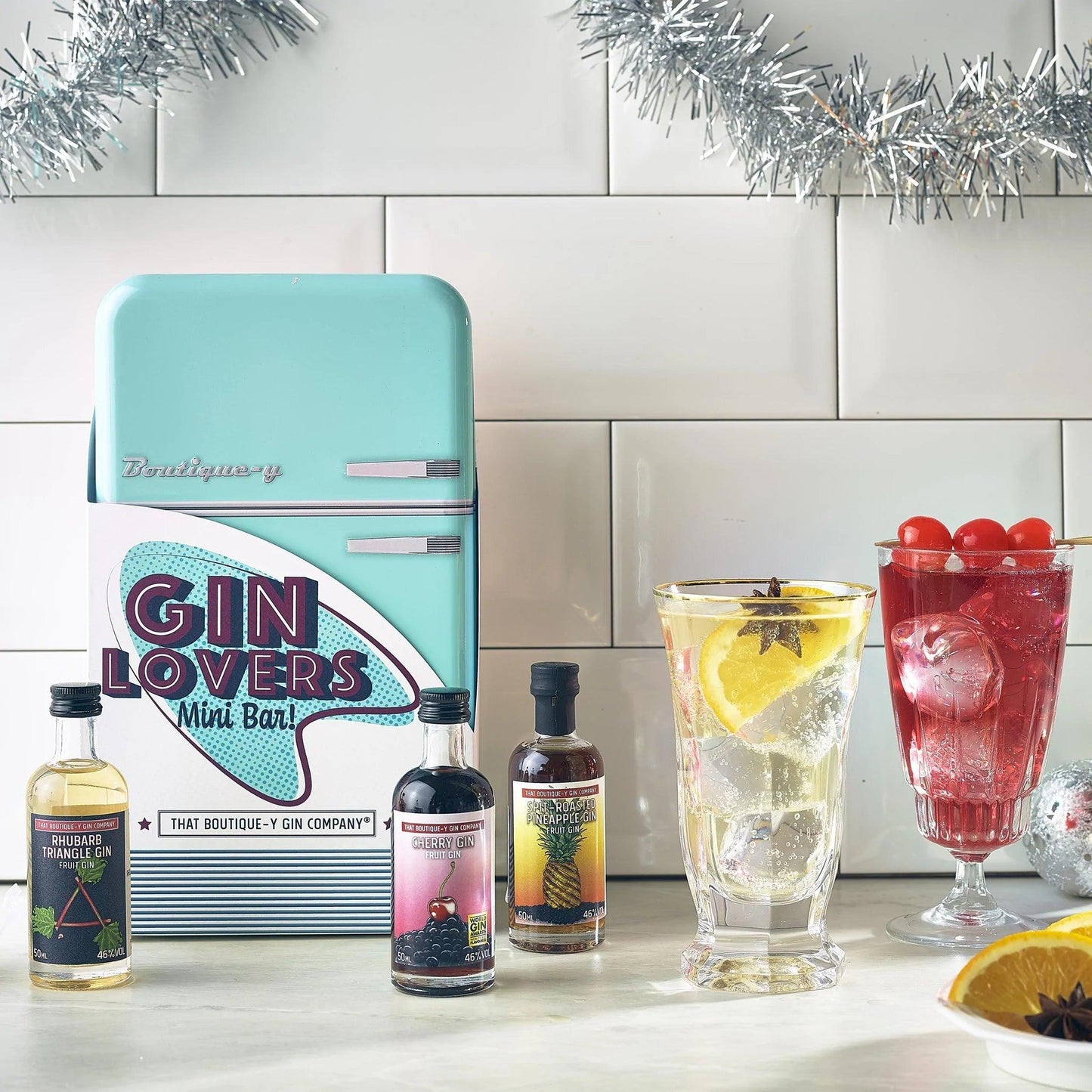 That Boutique-y Gin Company Retro Fridge Gin Gift Pack 8 x 50ml - Booze House