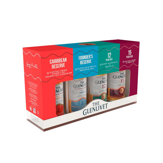 The Glenlivet Mini Tasting Pack 4 x 50mL - Booze House