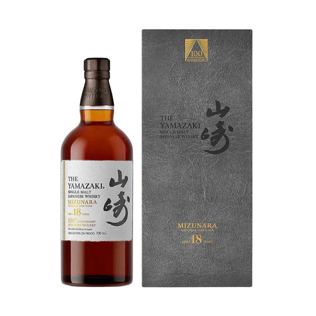 Yamazaki 18 Year Old Mizunara 100th Anniversary Japanese Whisky 700ml - Booze House