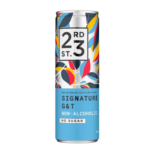 23rd Street Distillery Non-Alcoholic Signature Gin & Tonic Can 300mL Booze House