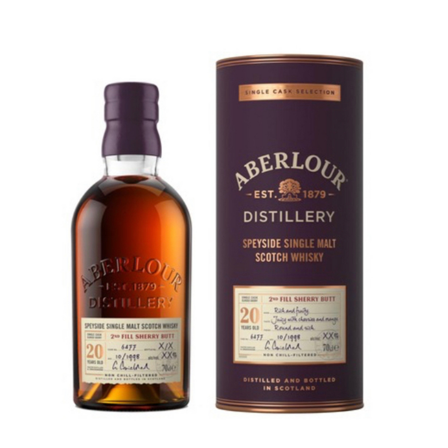 Aberlour 20 Year Old Single Malt Scotch Whisky 700mL