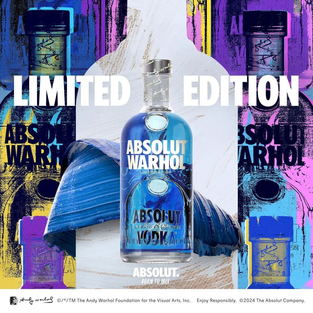 Absolut Vodka Warhol Limited Edition 700ml Booze House