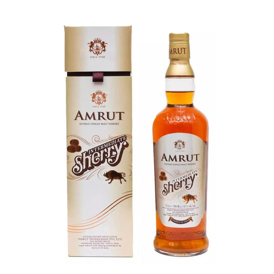 Amrut Intermediate Sherry Matured Cask Strength Single Malt Indian Whisky 700ml Booze House