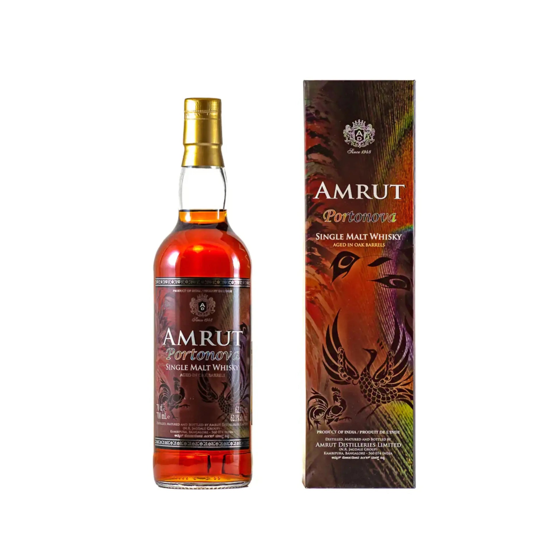 Amrut Portonova Indian Single Malt Whisky 700ml Booze House