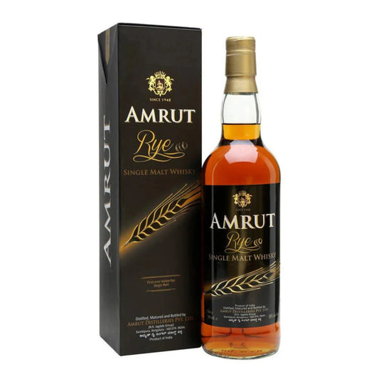 Amrut Rye Single Malt Indian Whisky 700ml Booze House