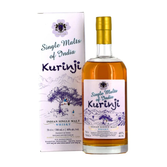 Amrut Single Malts of India Kurinji Single Malt Indian Whisky 700ml Booze House