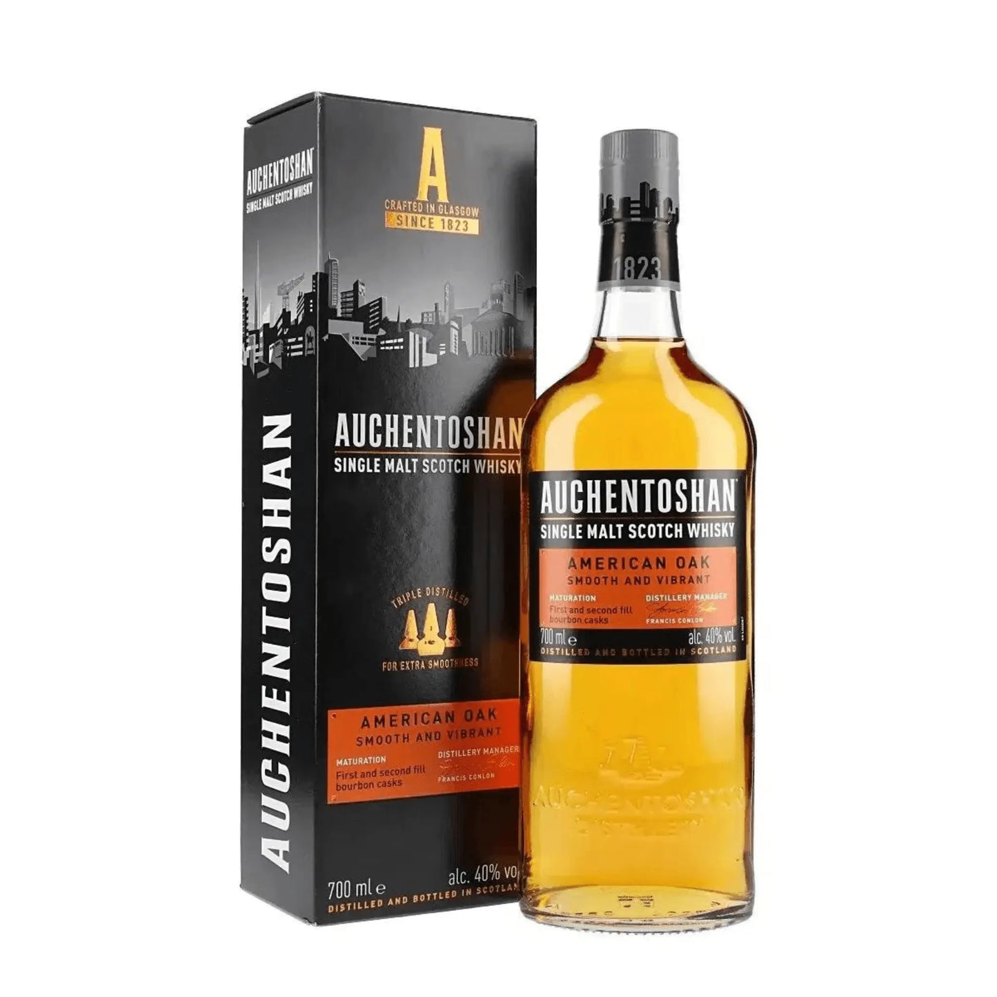 Auchentoshan American Oak Single Malt Scotch Whisky 700ml Booze House