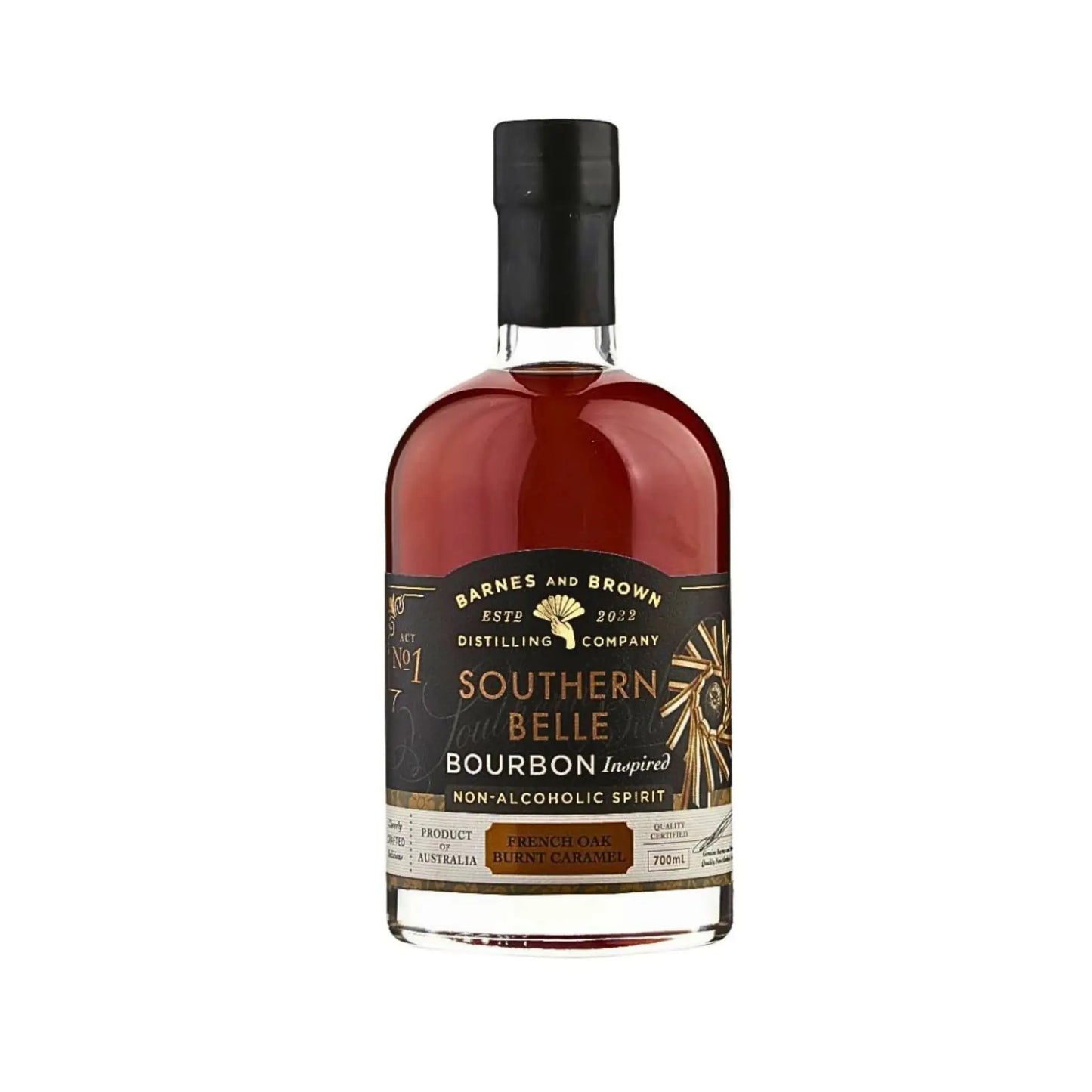 Barnes & Brown Non Alcoholic Southern Belle Bourbon 700ml Booze House