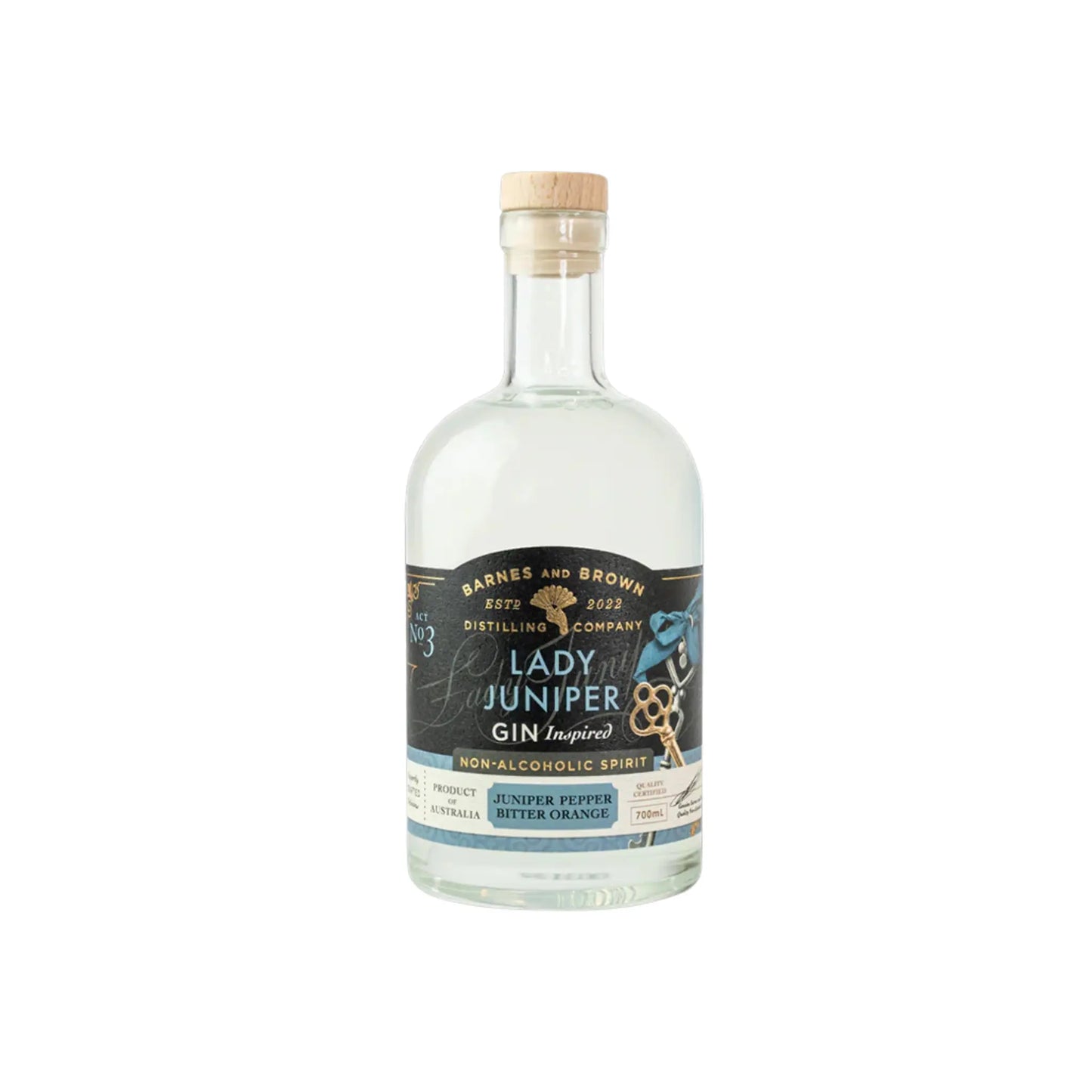 Barnes and Brown Non Alcoholic Lady Juniper Gin 700ml Booze House
