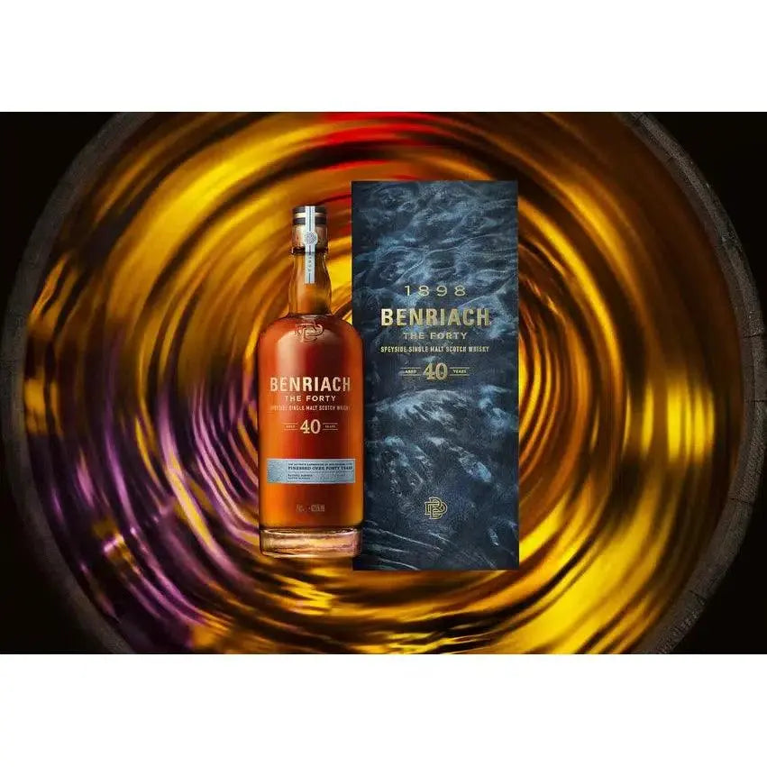 Benriach 40 Year Old Single Malt Scotch Whisky 700ml - Booze House