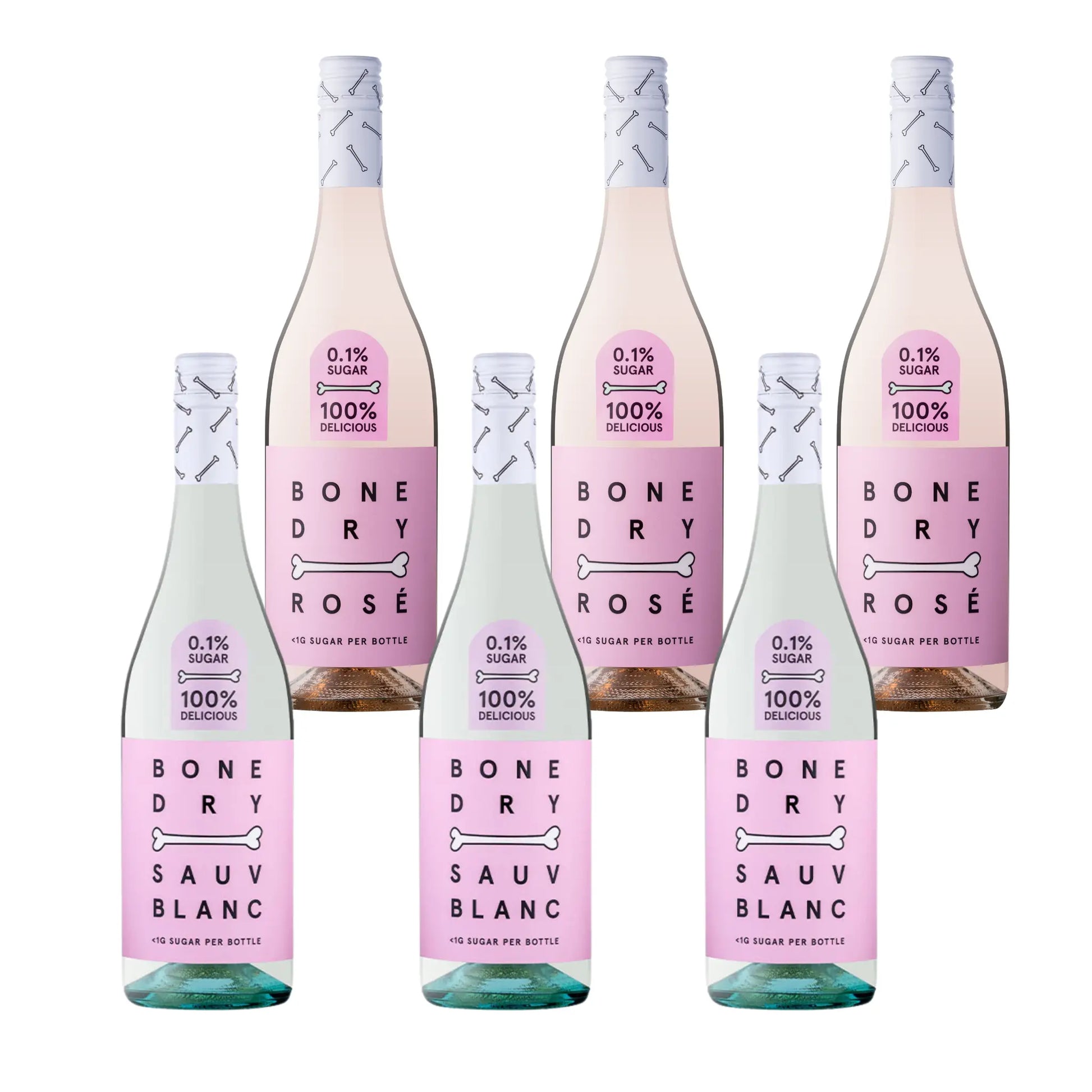Bone Dry Blush & Blanc – Sauvignon Blanc & Rose Bundle Booze House