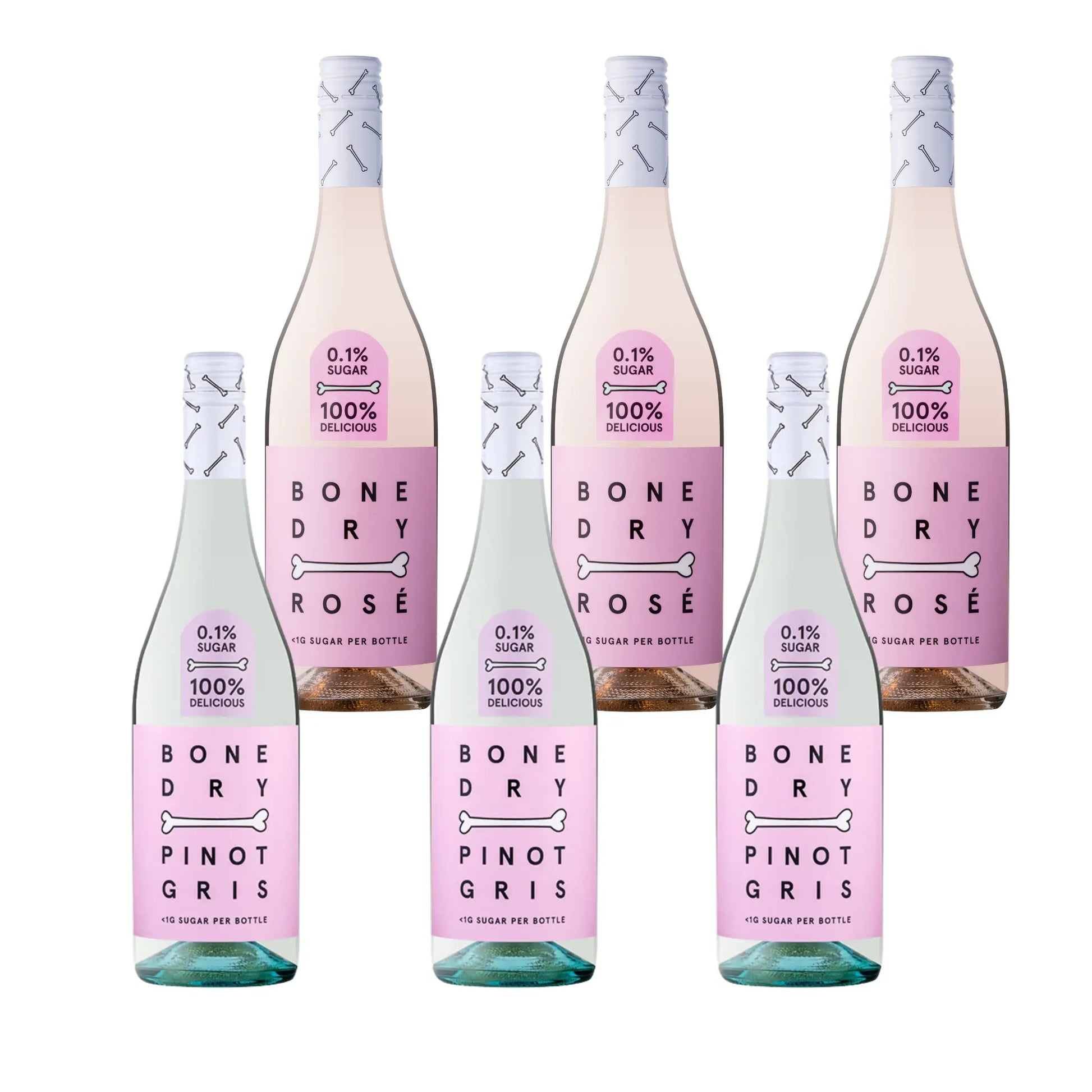 Bone Dry Blush & Gris Duo – Rose and Pinot Gris Bundle Booze House