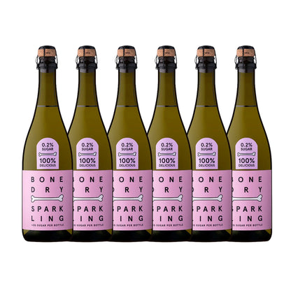 "Bone Dry Sparkling Wine 750ml Bottles