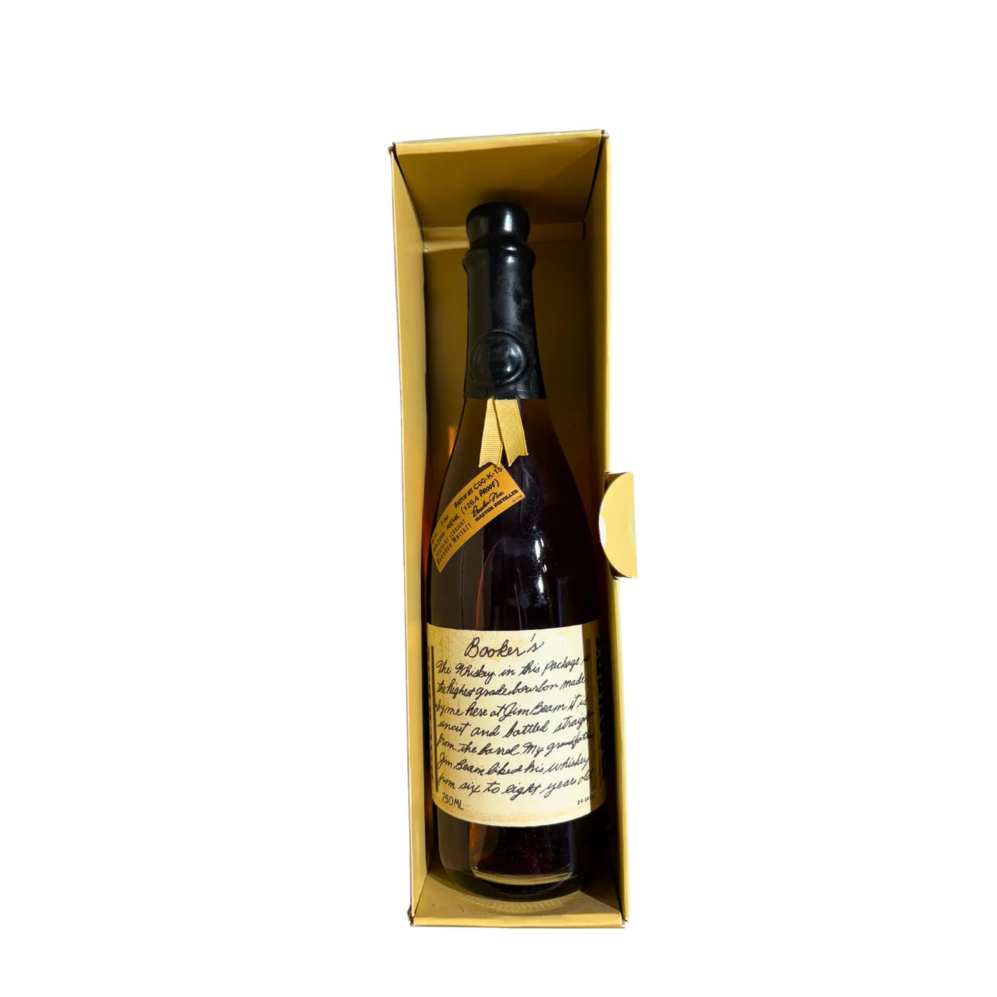 Bookers Noe Masters Distiller 6 Year Old Kentucky Straight Bourbon 750ml (Batch 2000) Booze House