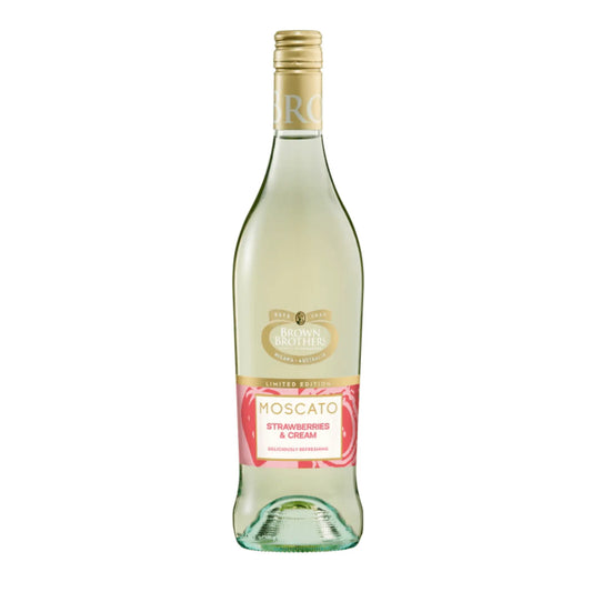 Brown Brothers Moscato Strawberries & Cream Limited Edition 750ml Booze House