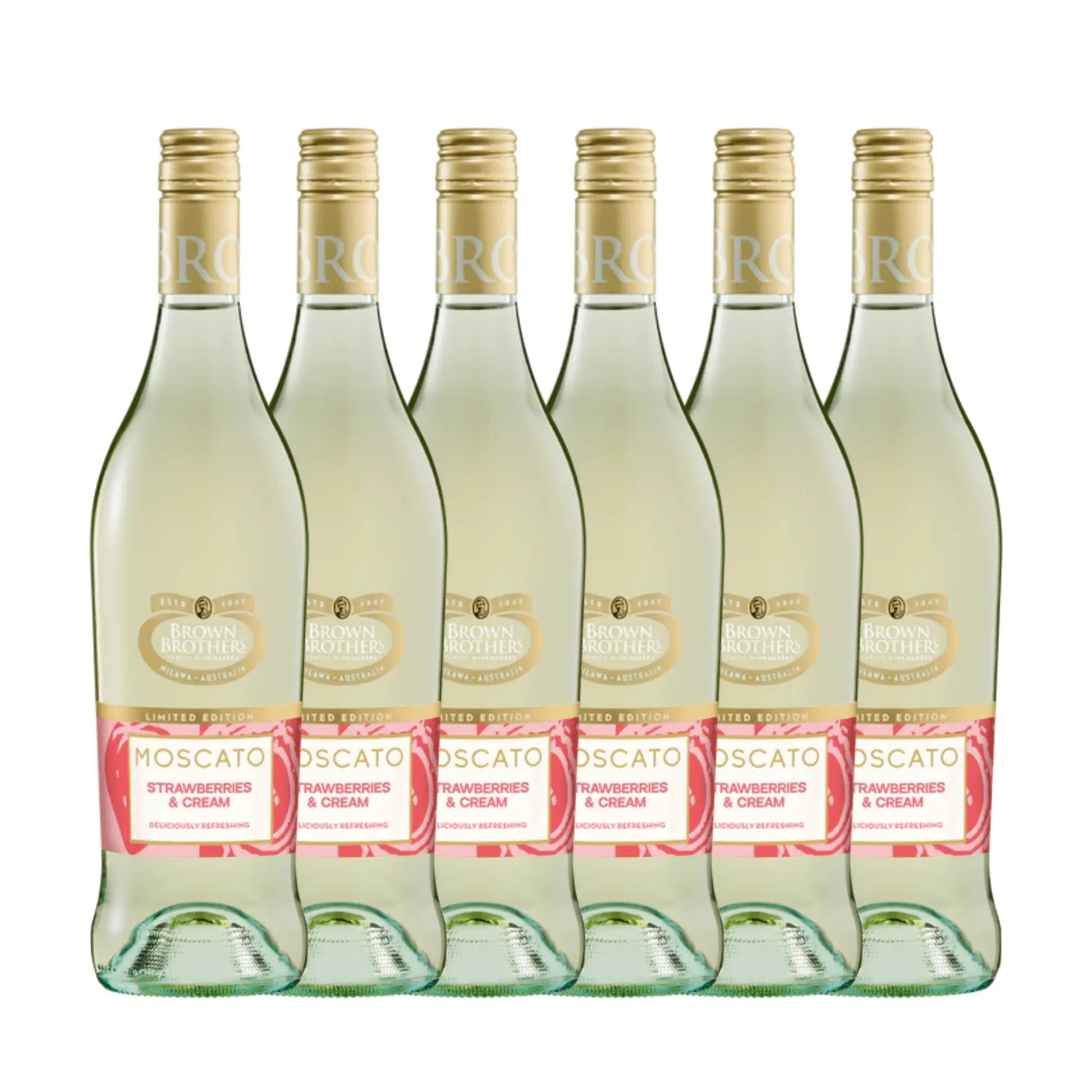 Brown Brothers Moscato Strawberries & Cream Limited Edition 750ml Booze House