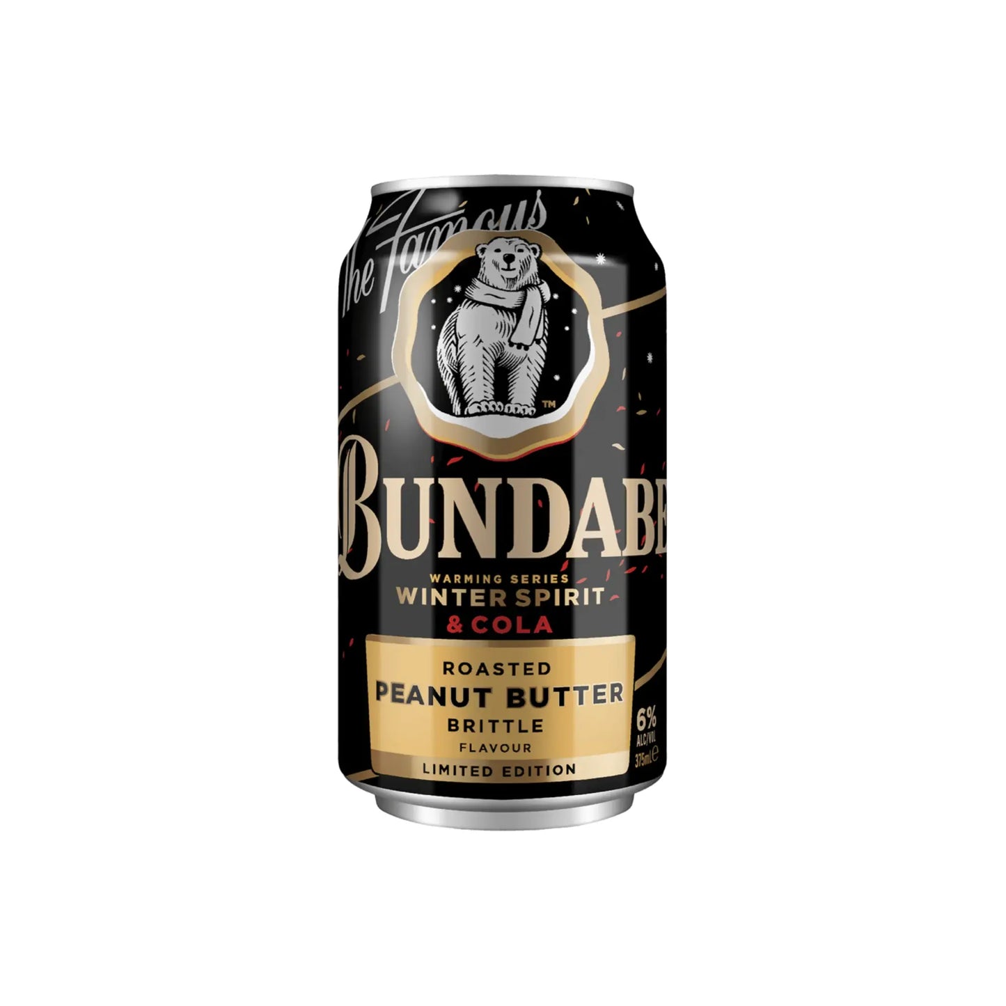 Bundaberg Winter Series Peanut Butter Brittle & Cola 6% Cans 375ml Booze House