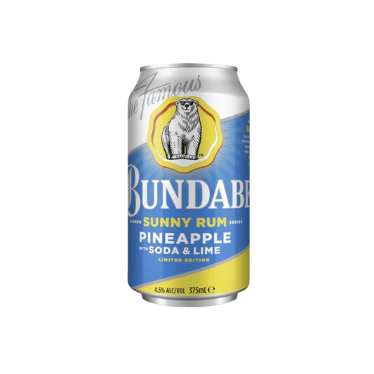 Bundaberg Pineapple with Soda & Lime Limited Edition Cans 24x375ml