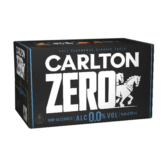 Carlton Zero Bottle 330mL Booze House