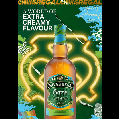 Chivas Extra 13 Year Old Irish Cask Scotch Whisky 1L Booze House