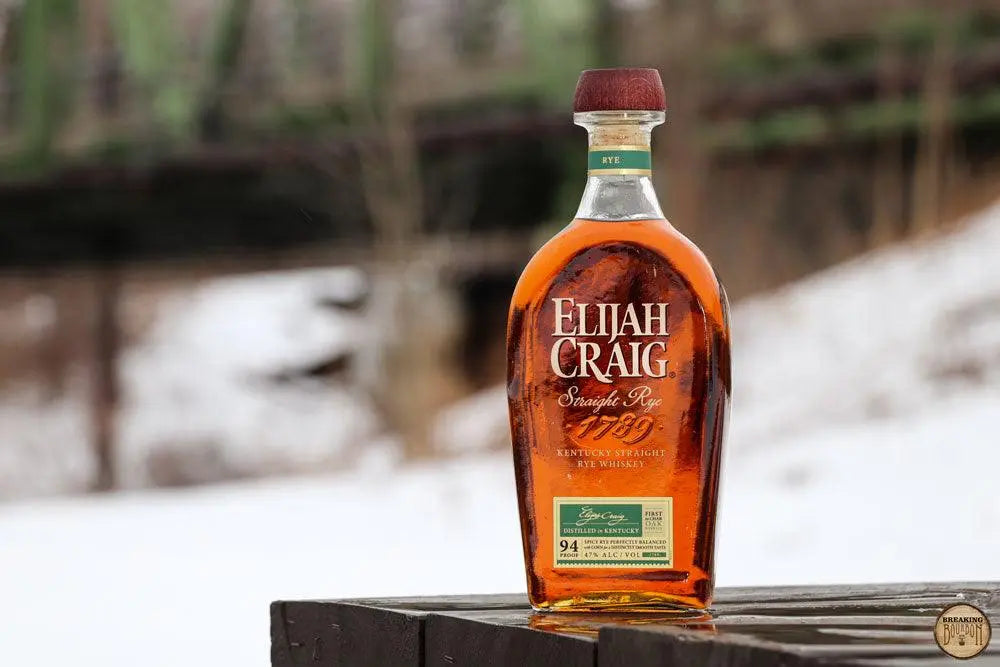 Elijah Craig Straight Rye Whiskey 750ml Booze House